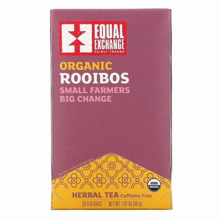 Equal Exchange, Organic Rooibos, Herbal Tea, 20 Tea Bags, 1.41 oz
