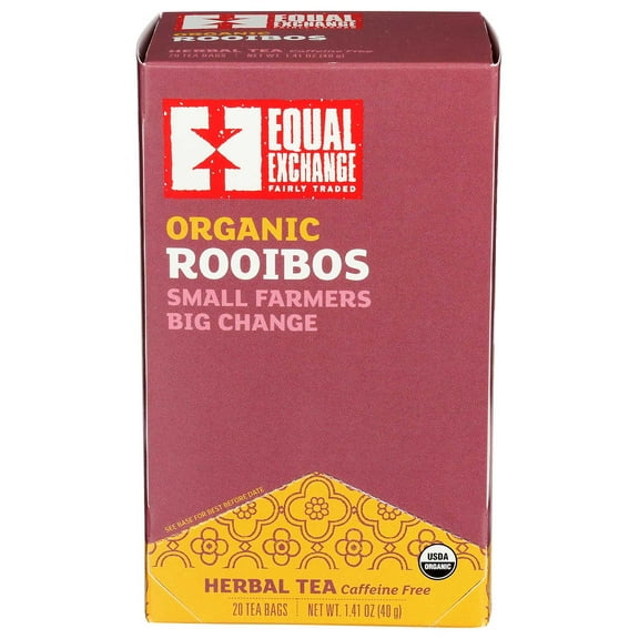 Equal Exchange - Tea Rooibos Chai - Case Of 6-20 Ct