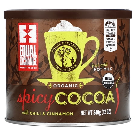 Equal Exchange, Organic, Spicy Cocoa with Chili Cinnamon, 12 oz (340 g)