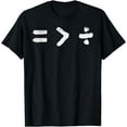 thumbnail image 1 of Equal Greater Than Divide Equality LGBT BLM Black Pride Gift T-Shirt, 1 of 3