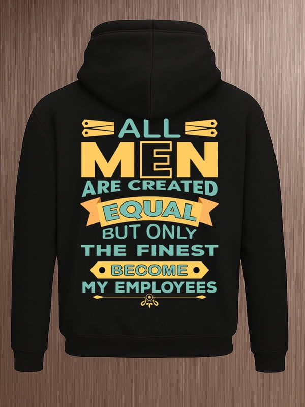 Equal Men Hoodie funny hoodies Christianity mens machine washable black ...