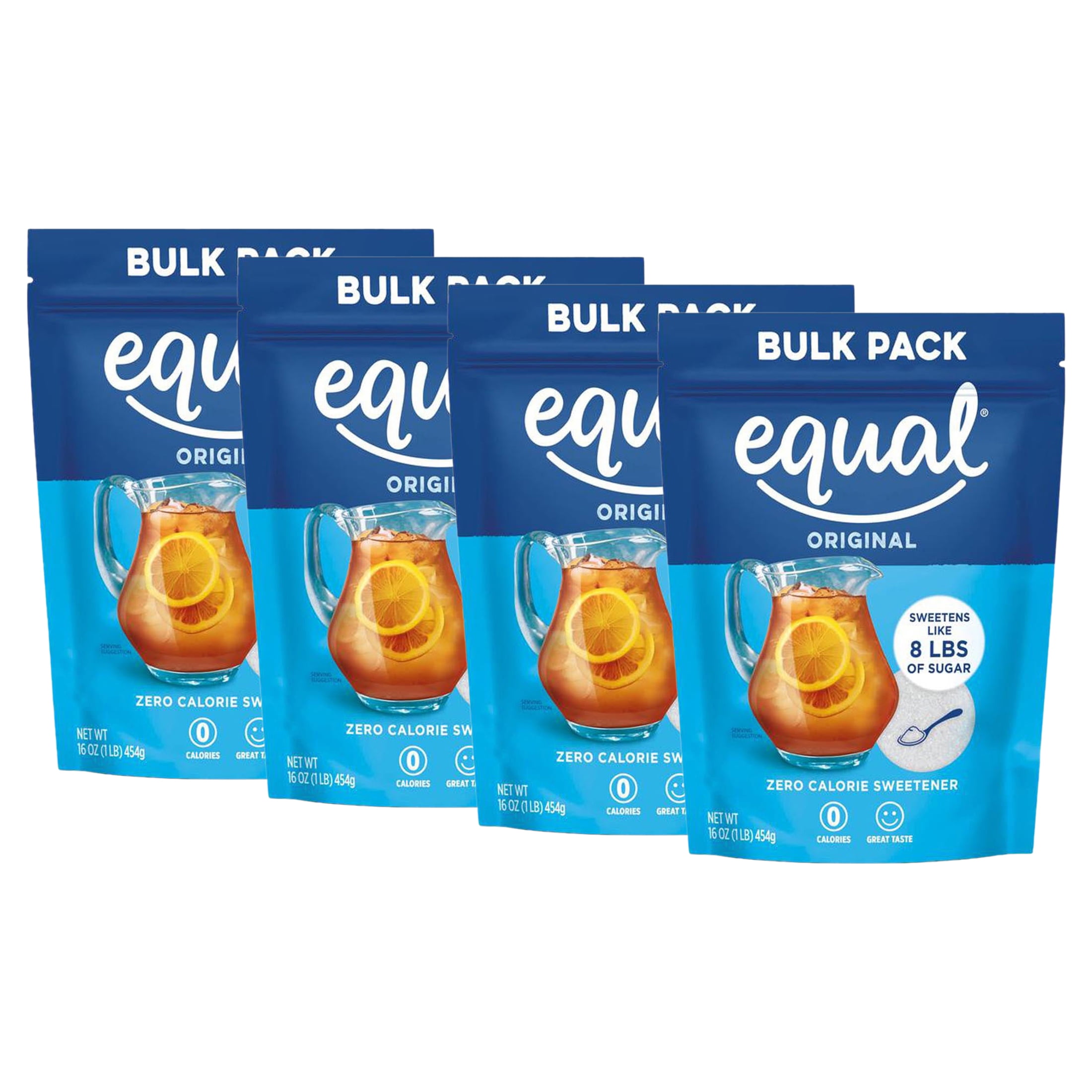  4 Pack Equal Original Zero Calorie Sweetener Bulk Pack 16 Oz 