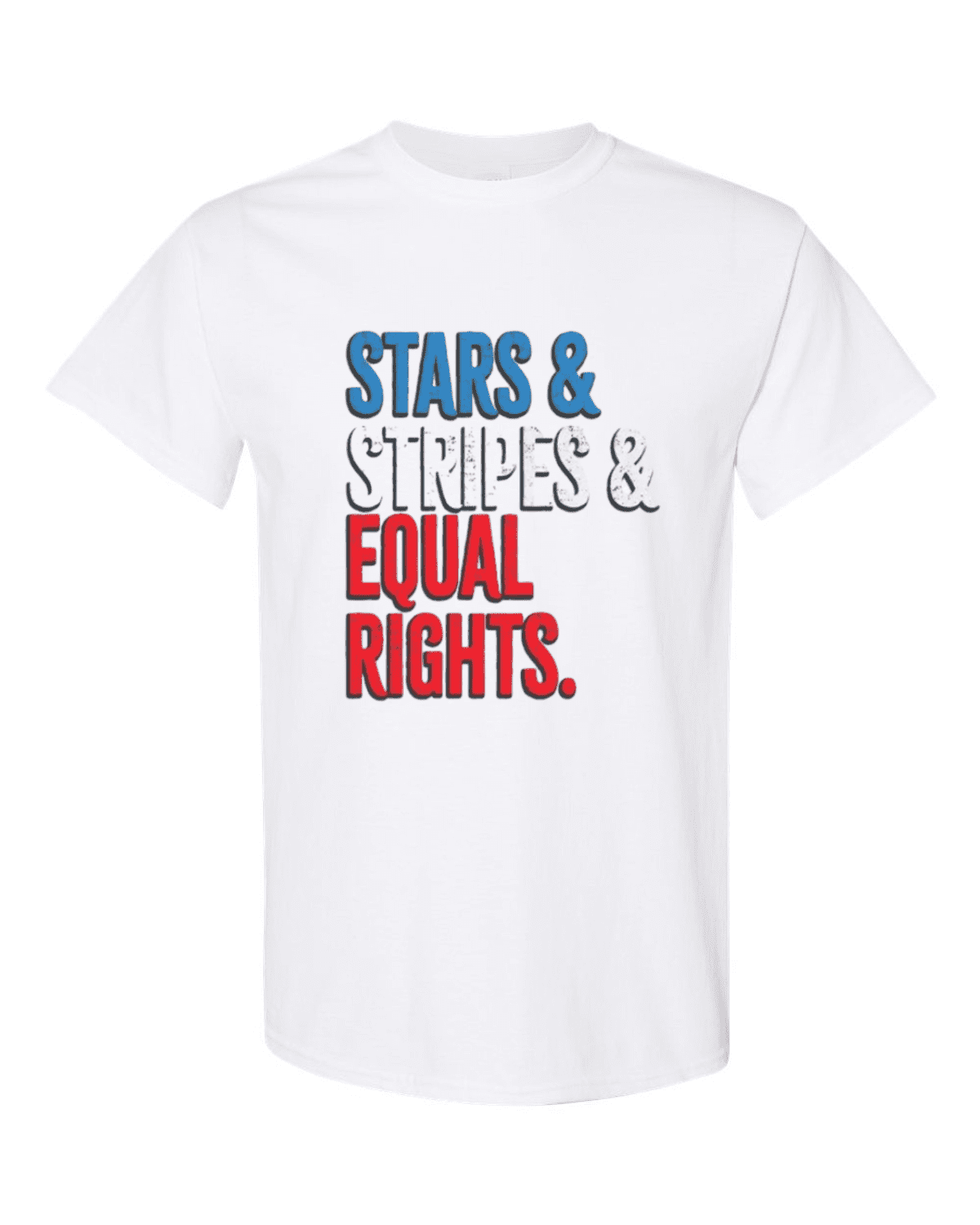Equal Rights Quote With Bold Youth Style Unisex T-Shirt, for men ...
