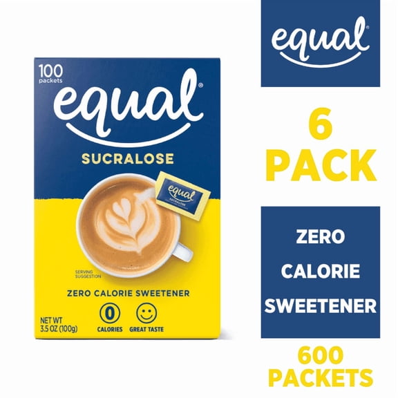 Equal Yelllow 100ct (6-Pack)