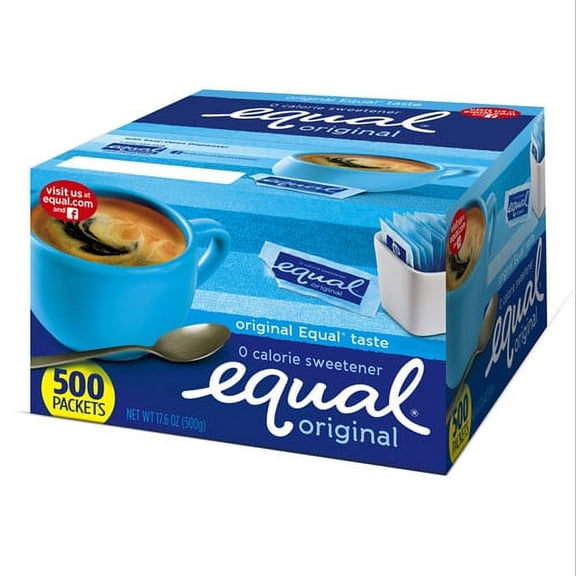 1Pack Equal Zero Calorie Sweetener, 0.035 oz Packets, 500/Box (20008699)