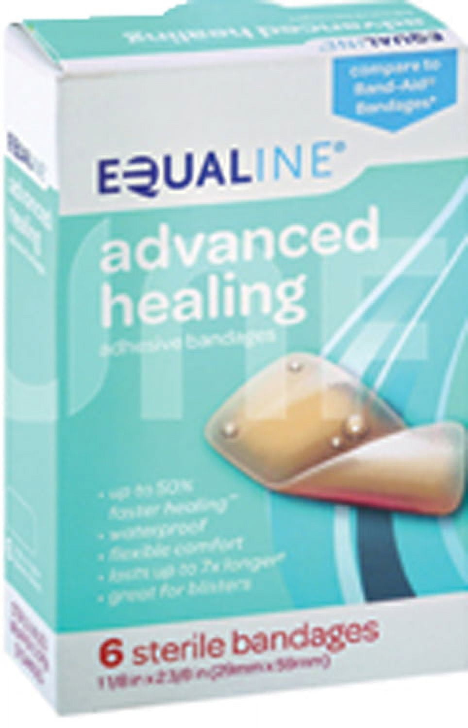 Equaline Advanced Healing, Adhesive Bandages 6 CT