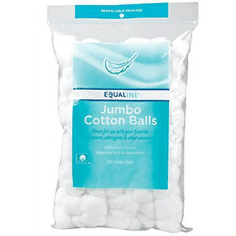 Super Jumbo Cotton Balls, 200 Count