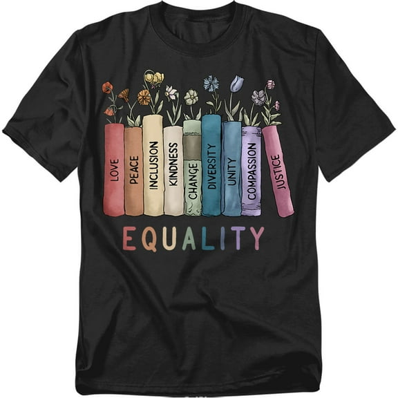 Equality Books Unisex Graphic Tee For Men & Women