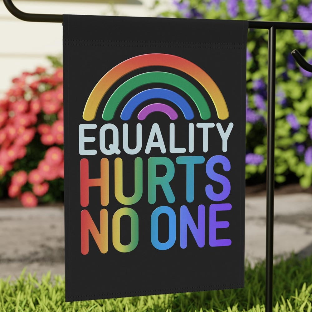 Equality Flag Rainbow Diversity Welcome Sign 28x40 POLE NOT INCLUDED ...