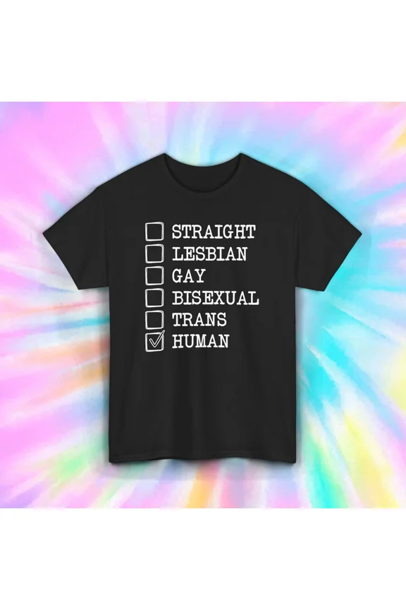 Equality Human Checklist Pride Inclusion Support Unisex T-Shirt Size S-5XL