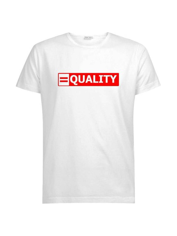 Equality Human Rights Campaign Shirt, White Small