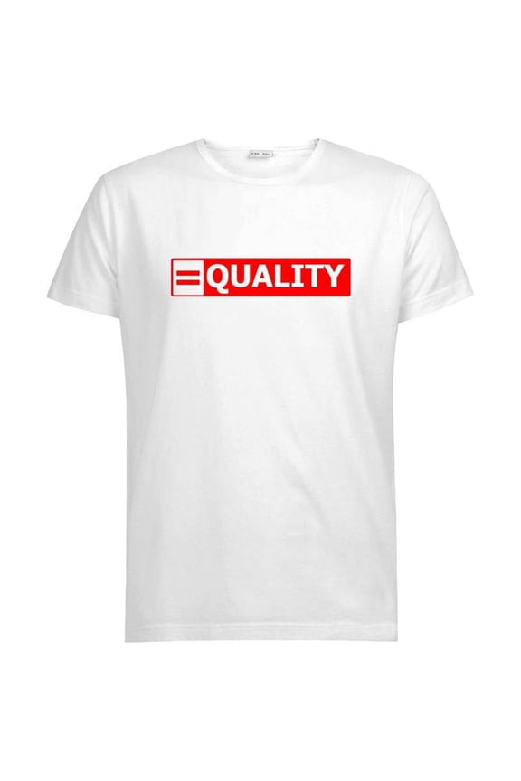 Equality Human Rights Campaign Shirt, White X-Large