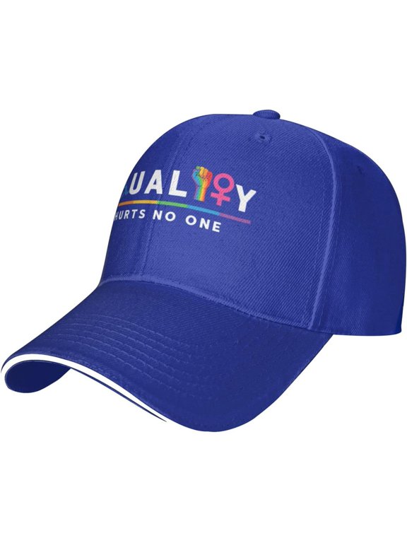 Equality Hurts No One Equal Rights LGBT Baseball Cap Women Sun Hat Cowboy hat Men Hat Dad Hat Trucker hat Black