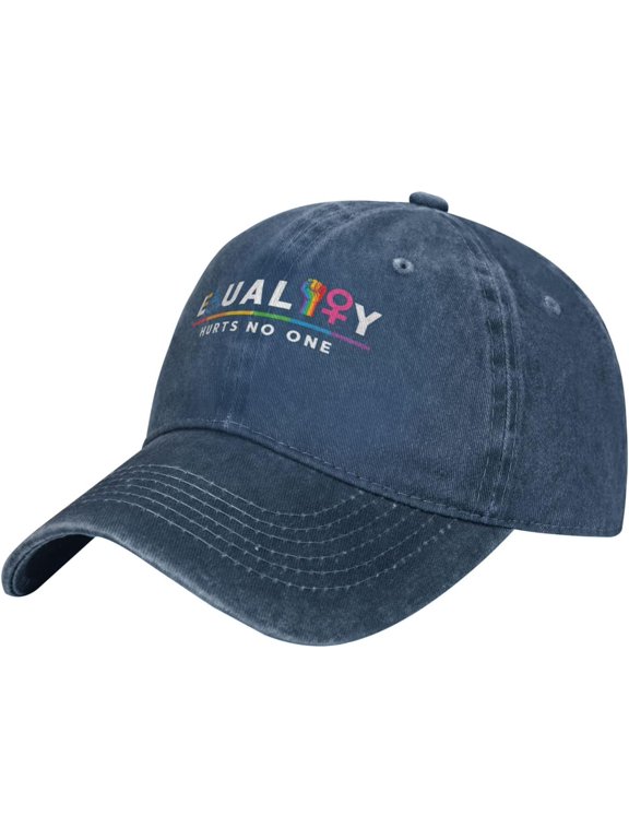 Equality Hurts No One Equal Rights LGBT Cowboy hat Baseball Cap Women Sun Hat Men Dad Hat Trucker hat Black