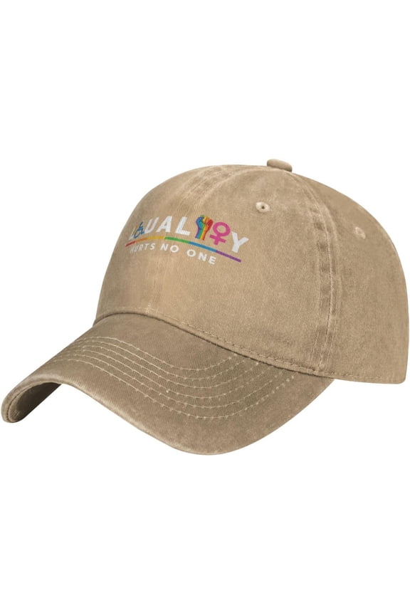 Equality Hurts No One Equal Rights LGBT Cowboy hat Baseball Cap Women Sun Hat Men Dad Hat Trucker hat Black