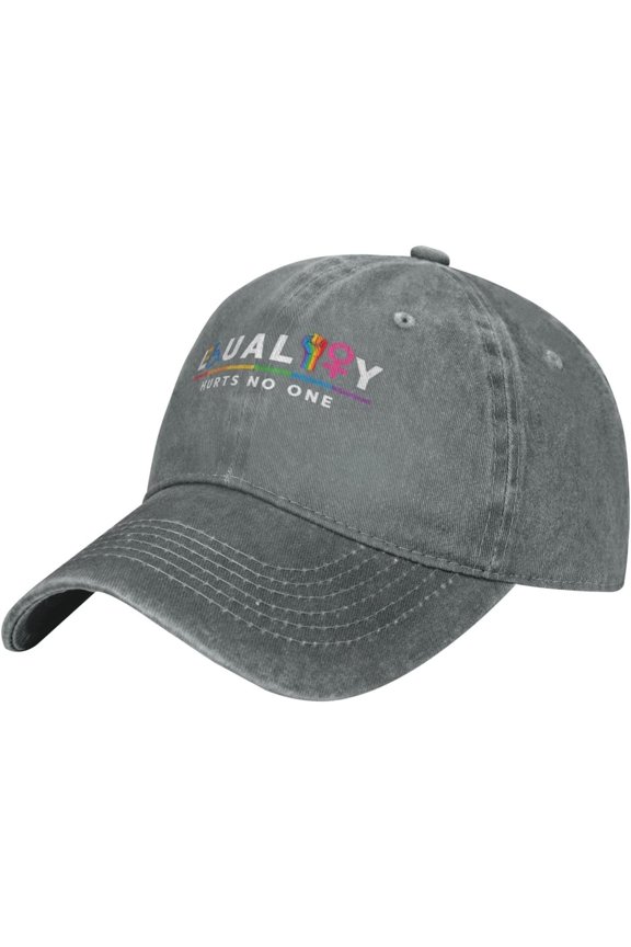 Equality Hurts No One Equal Rights LGBT Cowboy hat Baseball Cap Women Sun Hat Men Dad Hat Trucker hat Black