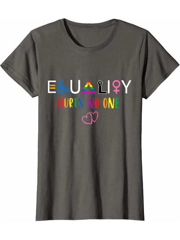 Equality Love Together Equal Rights Human Support Graphic T-Shirt