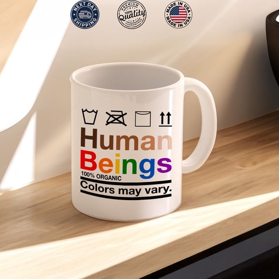 Equality Mug, Human Rights LGBTQ Support Coffee Cup Gift
