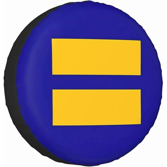 Equality Pride Flag Spare Tire Cover Weatherproof Wheel Protectors Dust-Proof Sun Protection Wheel Tire Covers Universal Fit for Truck SUV RV Camper Trailer Car Accessories