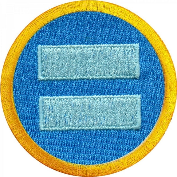 Equality Scout Merit Badge Embroidered Iron-on Patch