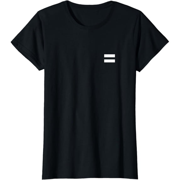 Equality Symbol Subtle Pride Minimalist LGBT Gay Rights T-Shirt