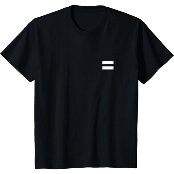 Equality Symbol Subtle Pride Minimalist LGBT Gay Rights T-Shirt