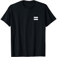 thumbnail image 1 of Equality Symbol Subtle Pride Minimalist LGBT Gay Rights T-Shirt, 1 of 2