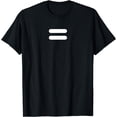 thumbnail image 1 of Equality T-Shirt - Equal Sign in White Ink, 1 of 4