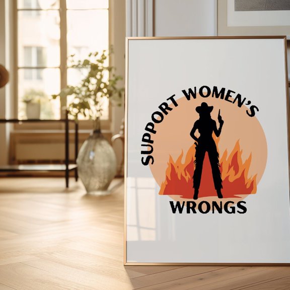 Equality Western Quote Girly Poster