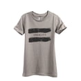 thumbnail image 1 of Equality Women's Fashion Relaxed T-Shirt Tee Heather Tan Small, 1 of 3