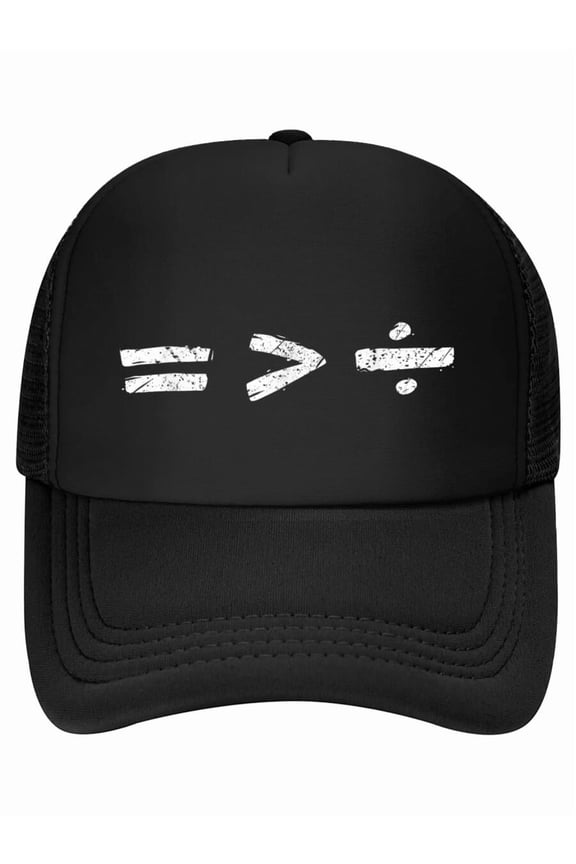 Equality is Better than Division Equal Rights Math Symbol Baseball Cap