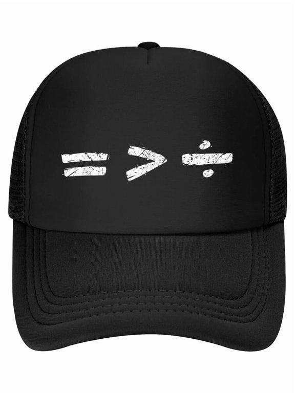 Equality is Better than Division Equal Rights Math Symbol Baseball Cap