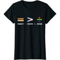 thumbnail image 1 of Equality is Greater Than Division LGBTQ+ LGBT Pride Month T-Shirt, 1 of 3