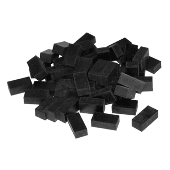 Equalizer KB1228 Rubber Setting Blocks 50 Pack for Auto Glass Installation, Durable Glass Support Spacers for Windshield, Window and Door Alignment and Protection