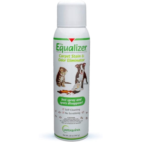 Equalizer Pet Carpet Cleaner, Stain Remover & Odor Eliminator, Carpet Spot Cleaner, 20oz