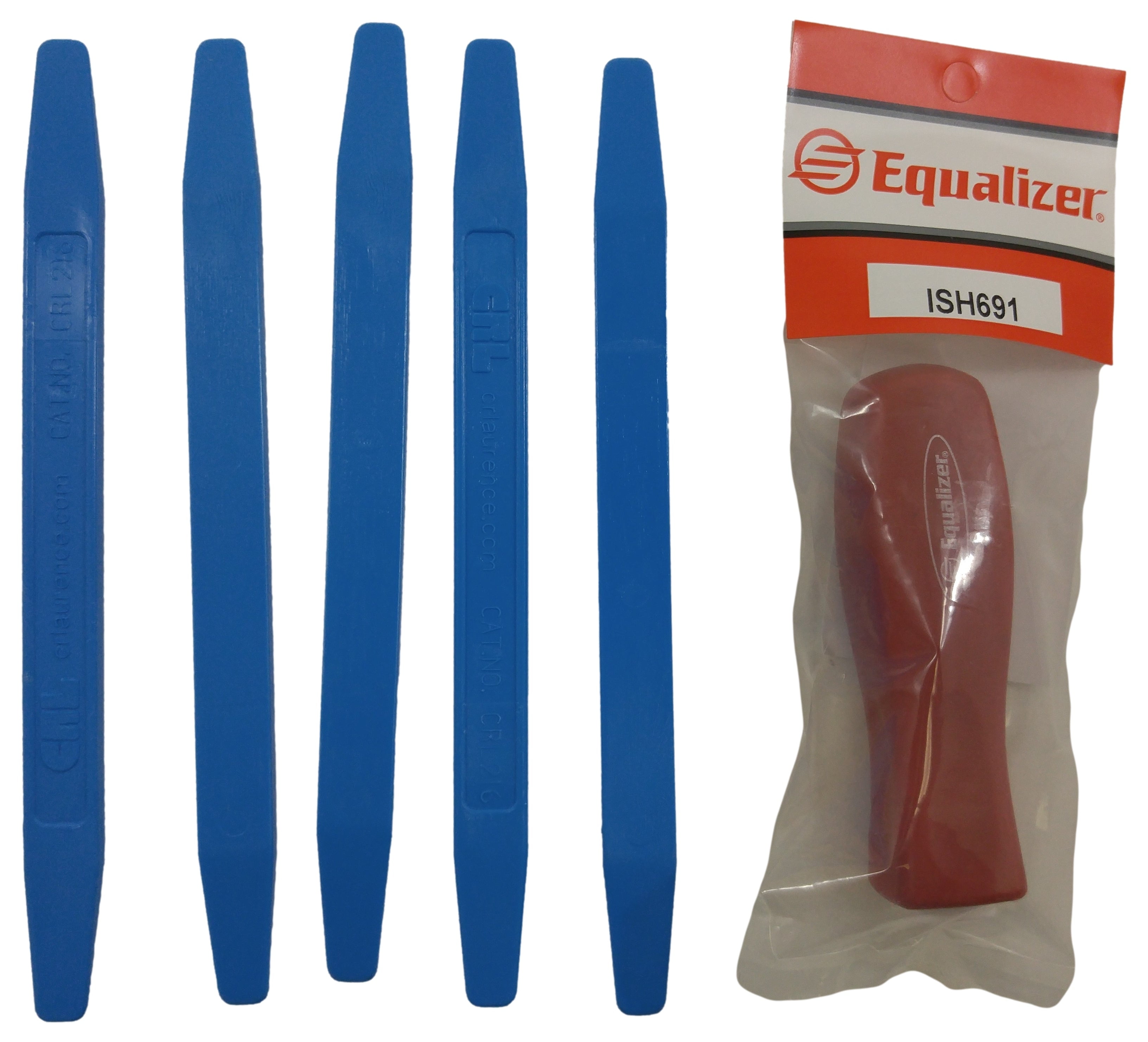 Equalizer Push Stick Handle Window Film Tint Installation Tool w/ 5