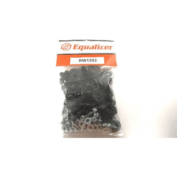 Equalizer RW1393 Universal Auto Door, Window Glass, Attachments Clips For Rivet Style Applications (2 Pack)