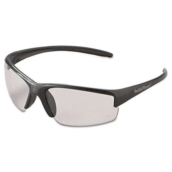 Equalizer Safety Glasses Gun Metal Frame Clear Anti-Fog Lens 21296