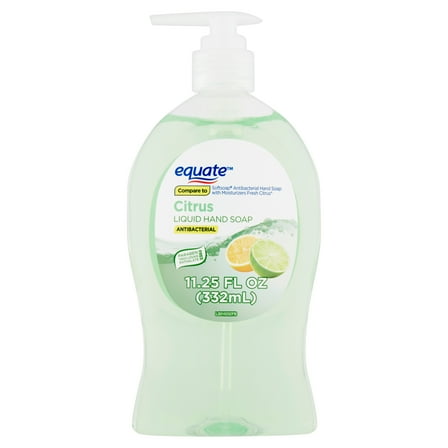 Equate Citrus Antibacterial Liquid Hand Soap, 11.25 fl oz
