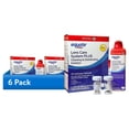 thumbnail image 1 of (6 pack) Equate 3% Hydrogen Peroxide Cleaning & Disinfecting PLUS Lens Care System, 10 fl oz x 2 TWIN, 1 of 9