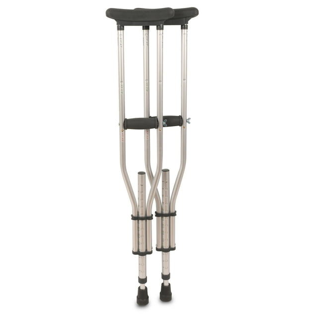 Equate 3in1 Universal Crutches, Thick Underarm Pads, Height