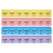 Equate 4-a-Day Pill Planner, 1 Week, 8.5"