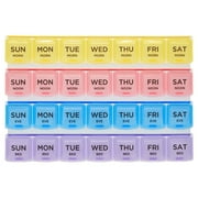 Equate 4-a-Day Pill Planner, 1 Week, 8.5"