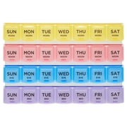 Equate 4-A-Day Pill Planner, 1 Week, 8.5