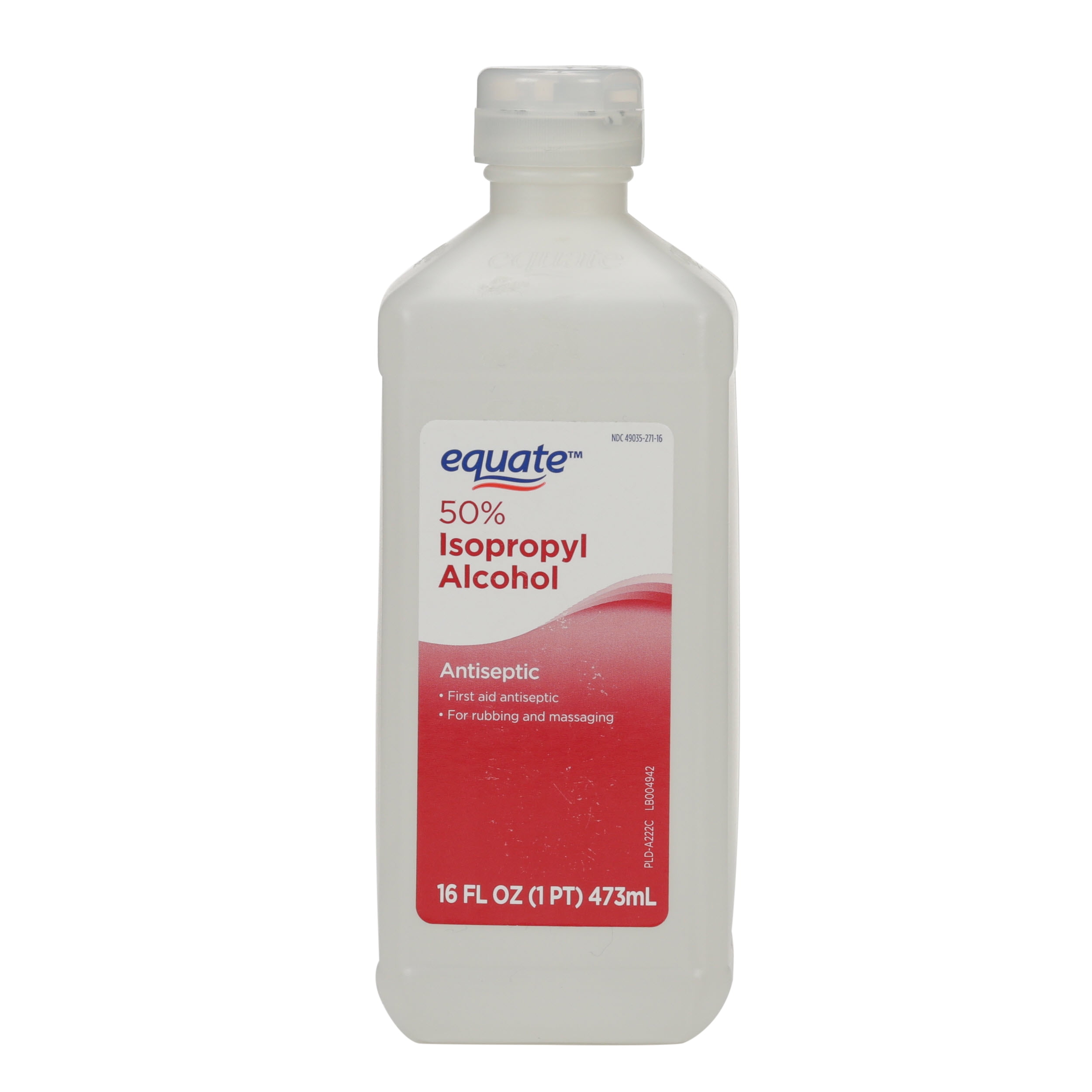 Equate 50% Isopropyl Alcohol Liquid Antiseptic, 16 fl oz