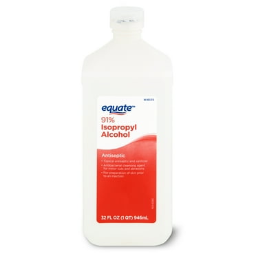 Equate 91% Isopropyl Alcohol Antiseptic Liquid, 32 fl oz