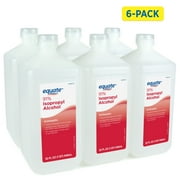 Equate 91% Isopropyl Alcohol Antiseptic Liquid, 6 PACK, 6 x 32 fl oz