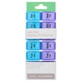 thumbnail image 1 of Equate AM/PM Weekly Pill Planner with Removable Days, Multicolor, 1 of 7