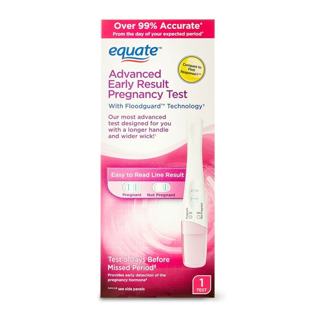 Equate Advanced Early Pregnancy Test, Test 5 Days Sooner, over 99
