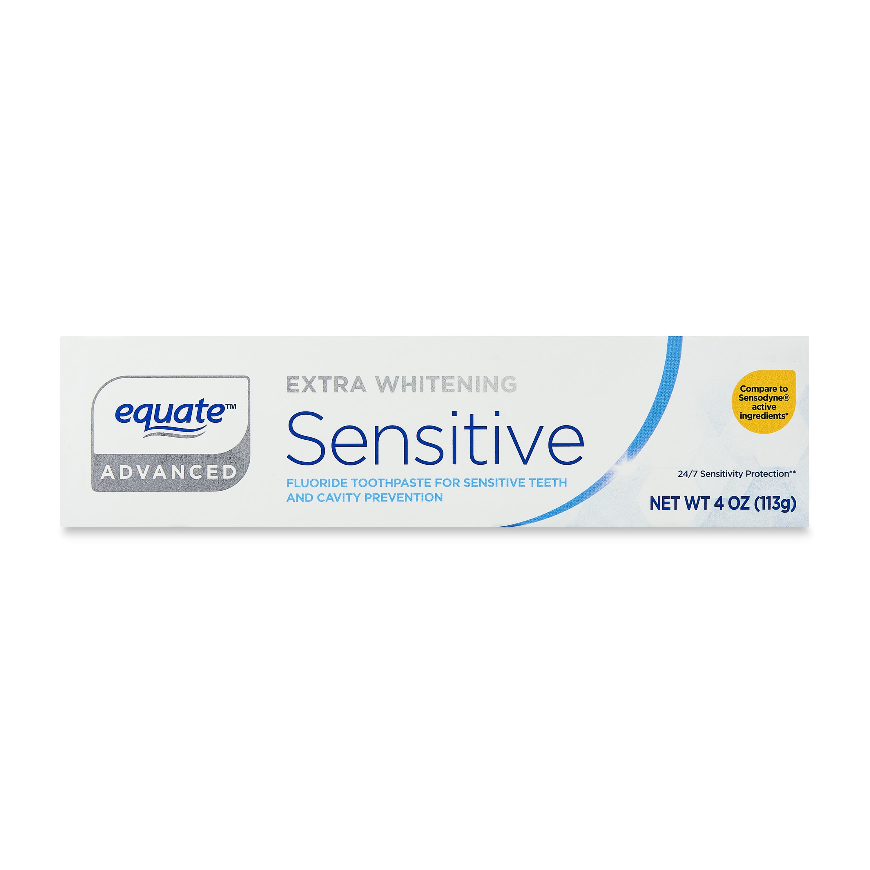 Equate Advanced Extra Whitening Sensitive Toothpaste, 4 oz